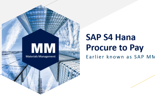 SAP S4 Hana P2P