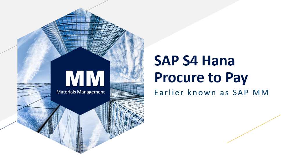 SAP S4 Hana P2P